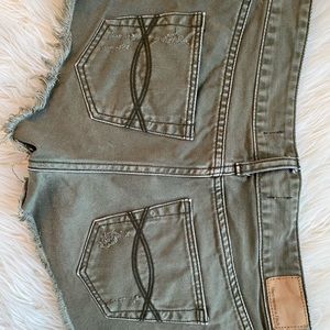 abercrombie and fitch jean shorts
